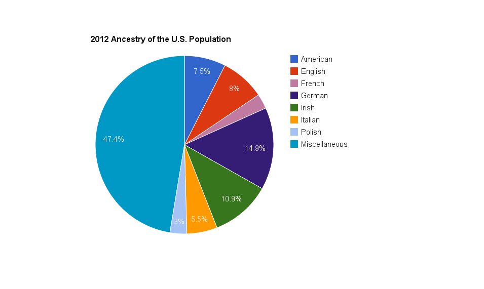 Us Population Pie Chart